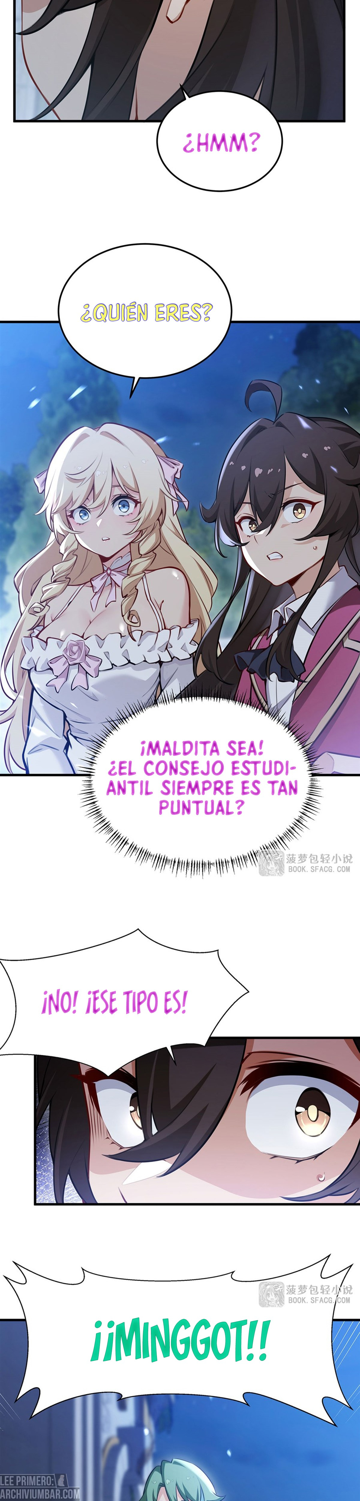 El villano rubio de la novela de la protagonista femenina quiere ser feliz capítulo 81 página 19