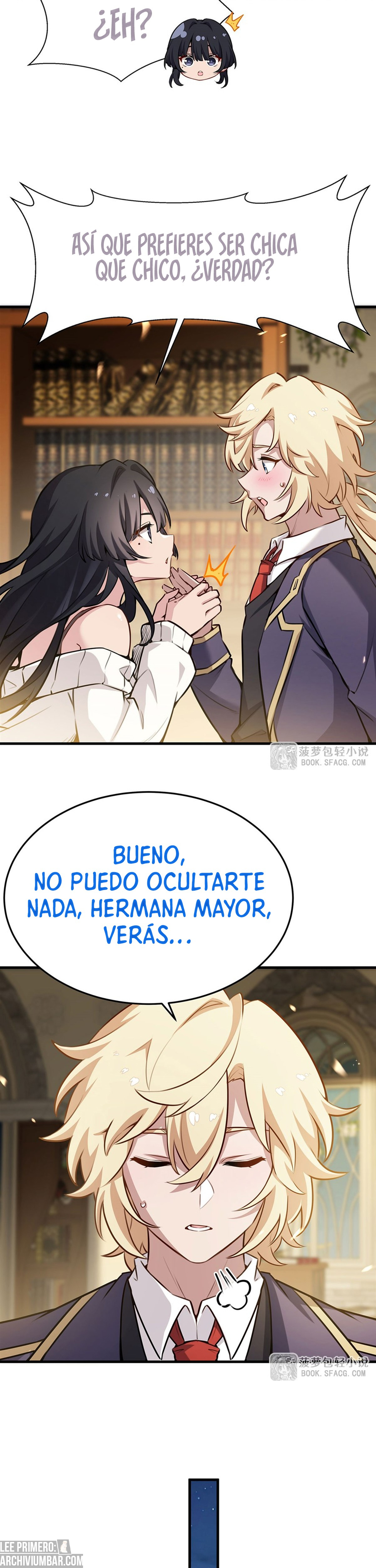 El villano rubio de la novela de la protagonista femenina quiere ser feliz capítulo 81 página 6