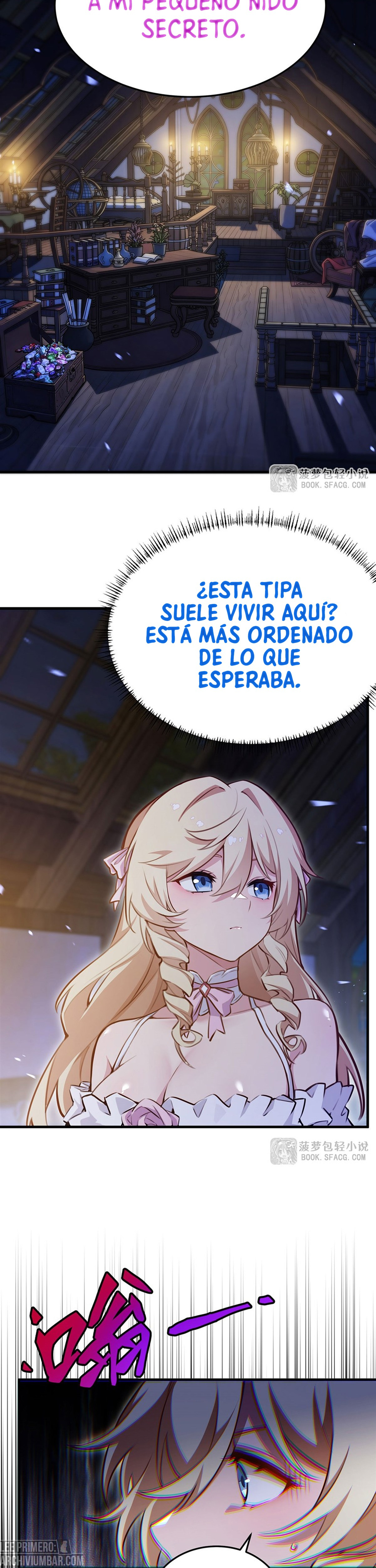 El villano rubio de la novela de la protagonista femenina quiere ser feliz capítulo 82 página 12