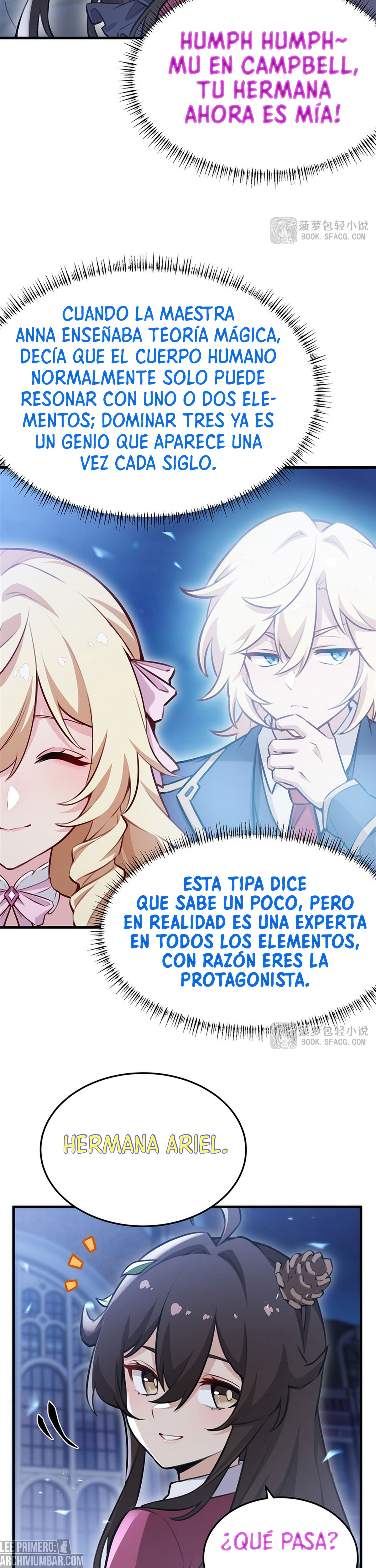El villano rubio de la novela de la protagonista femenina quiere ser feliz capítulo 82 página 8