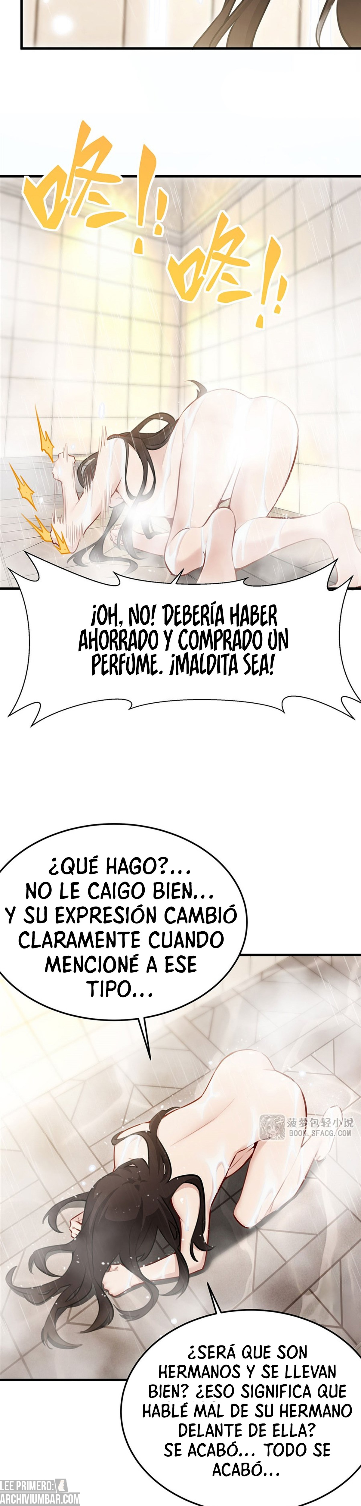 El villano rubio de la novela de la protagonista femenina quiere ser feliz capítulo 83 página 11