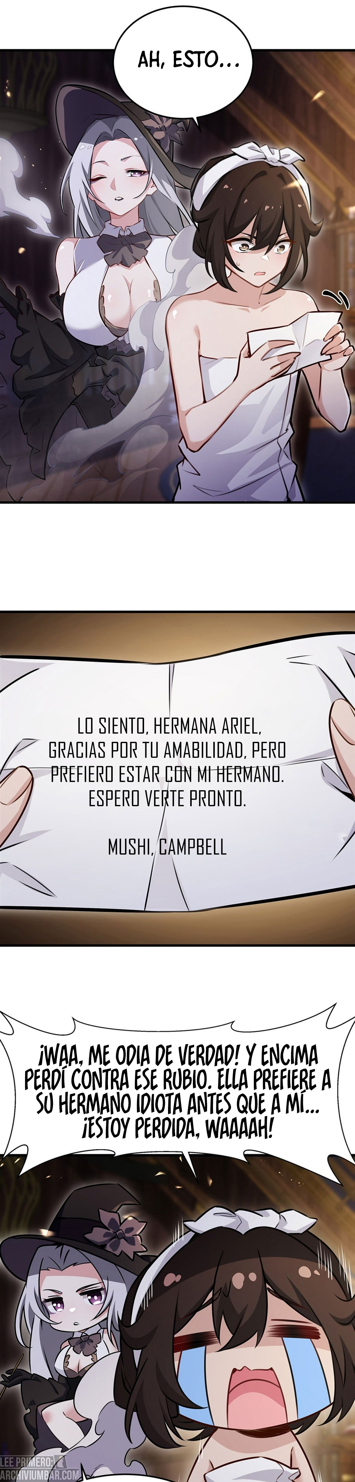 El villano rubio de la novela de la protagonista femenina quiere ser feliz capítulo 83 página 16