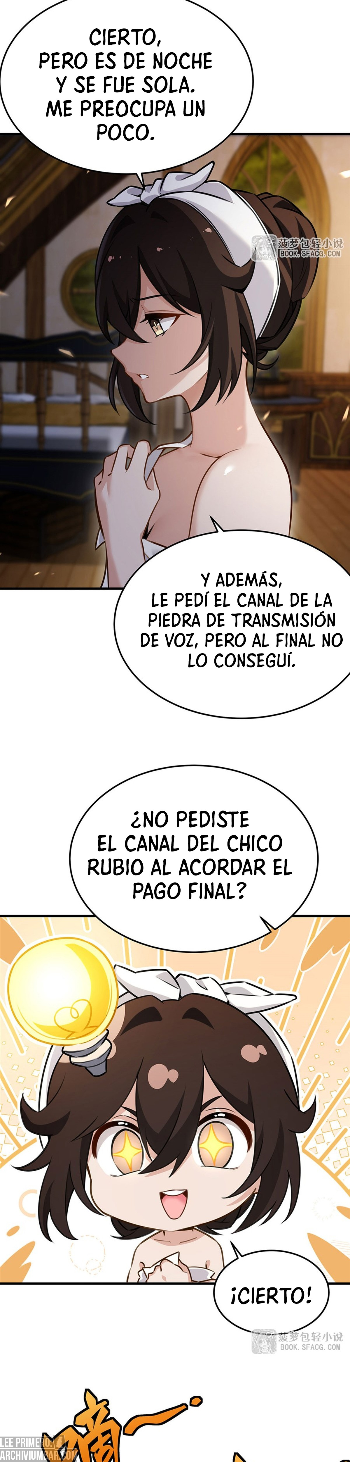El villano rubio de la novela de la protagonista femenina quiere ser feliz capítulo 83 página 19