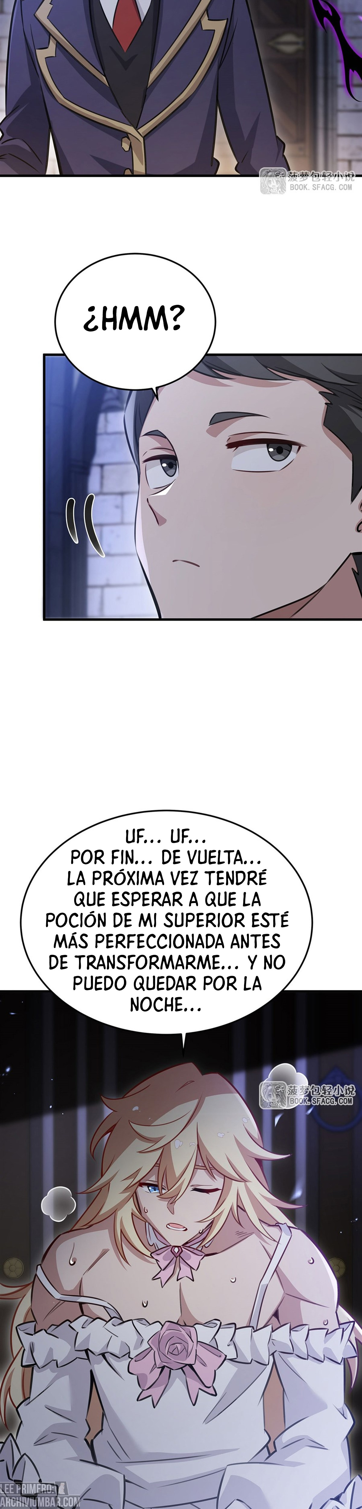El villano rubio de la novela de la protagonista femenina quiere ser feliz capítulo 83 página 22