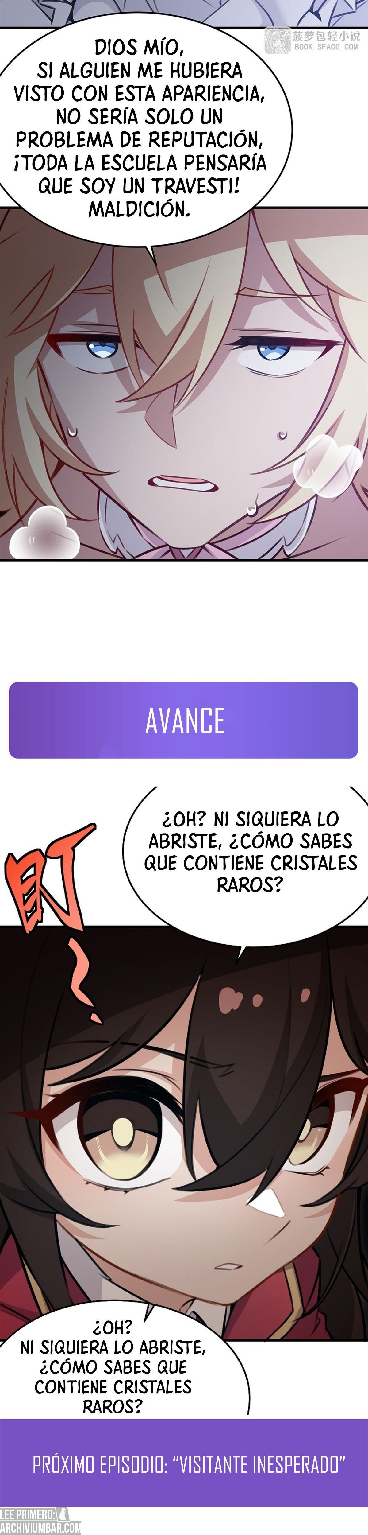 El villano rubio de la novela de la protagonista femenina quiere ser feliz capítulo 83 página 23