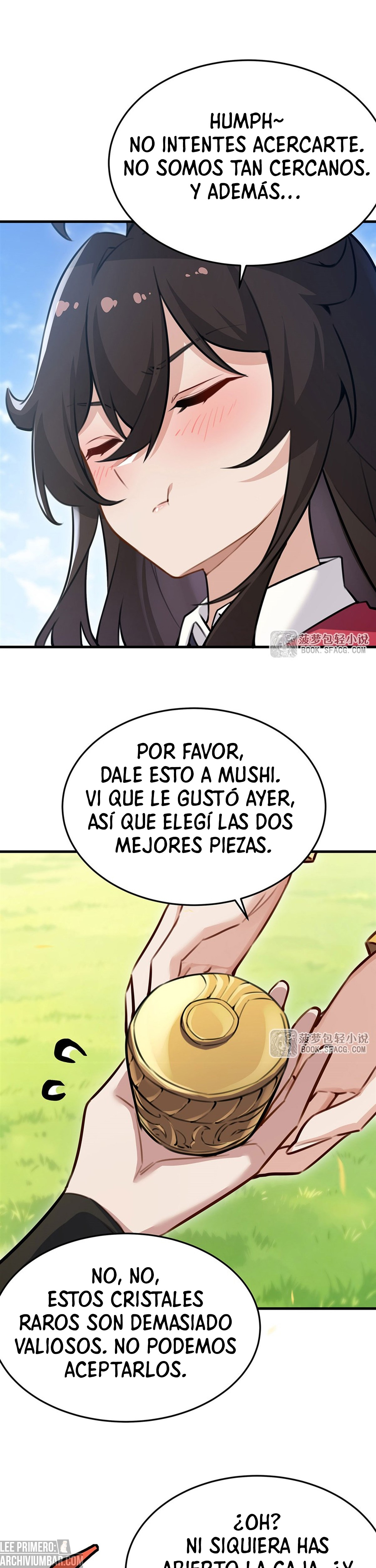 El villano rubio de la novela de la protagonista femenina quiere ser feliz capítulo 84 página 11