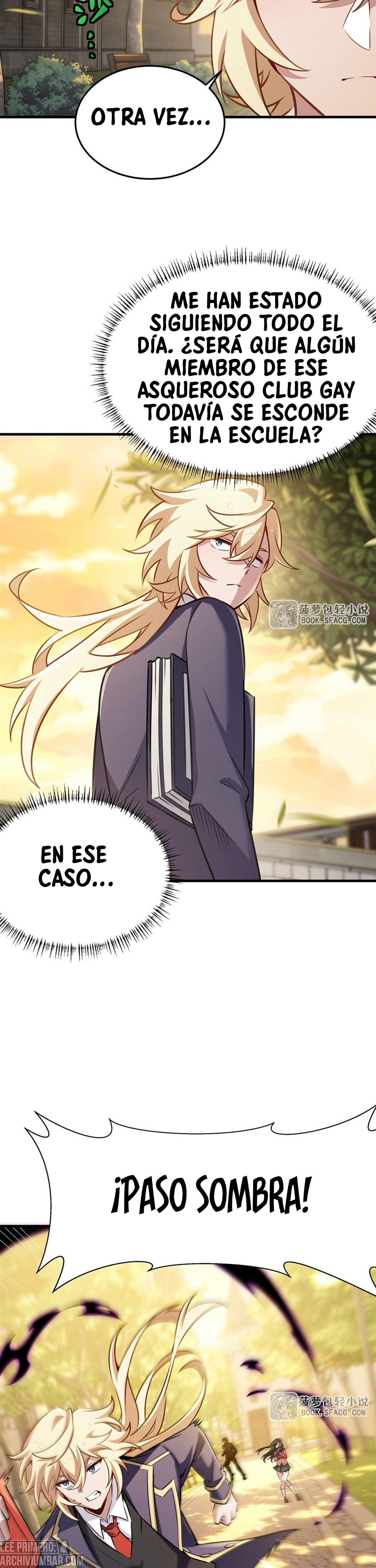 El villano rubio de la novela de la protagonista femenina quiere ser feliz capítulo 84 página 19
