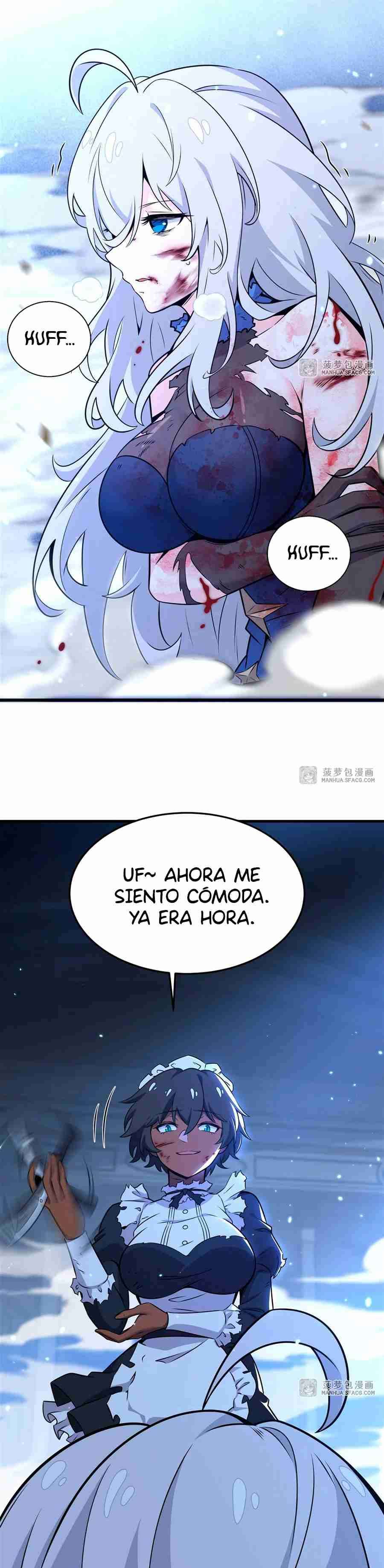 El villano rubio de la novela de la protagonista femenina quiere ser feliz capítulo 9 página 22