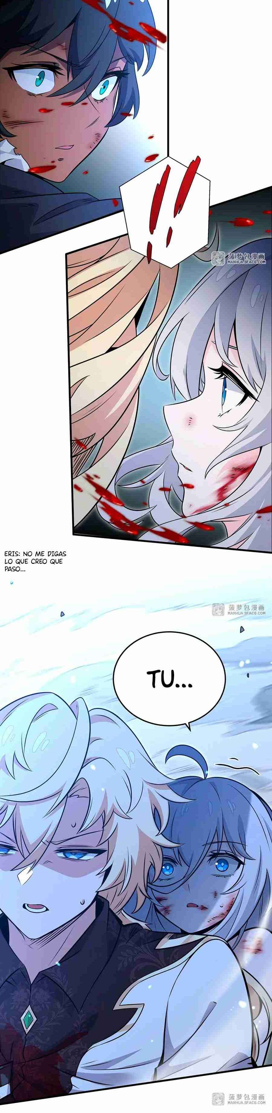 El villano rubio de la novela de la protagonista femenina quiere ser feliz capítulo 9 página 24