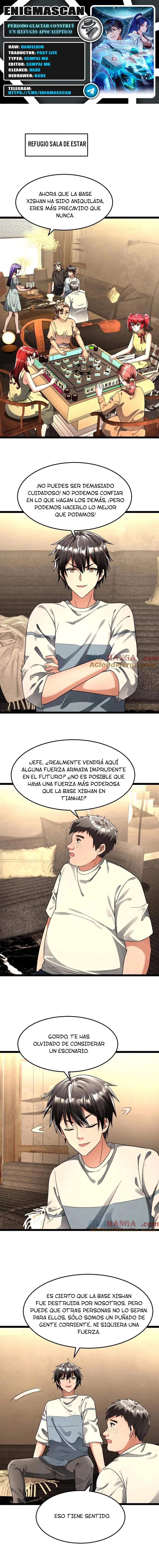 Periodo Glaciar: Construí un Refugio Apocalíptico capítulo 252 página 1