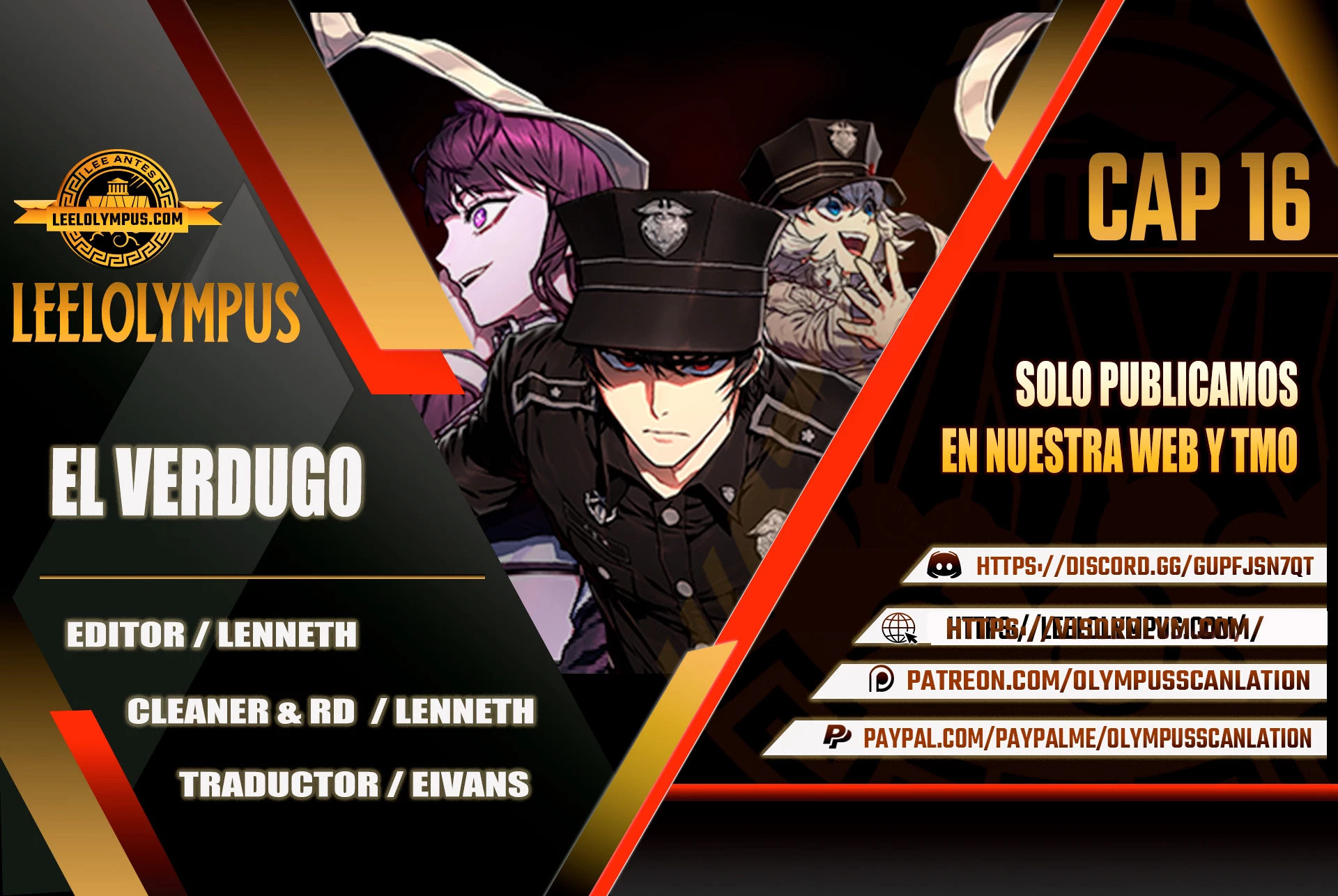 Verdugo capítulo 16 página 1