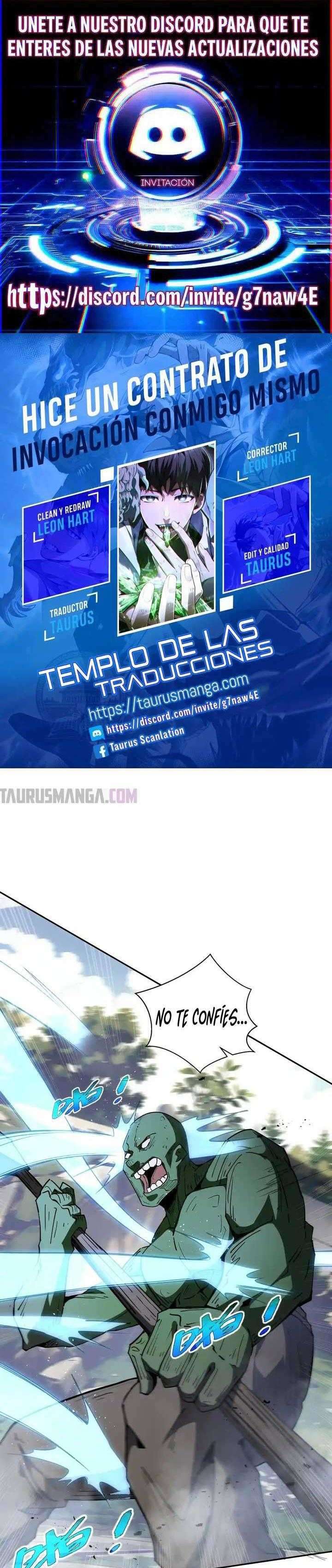 Hice un Contrato de Invocación Conmigo Mismo capítulo 36 página 1