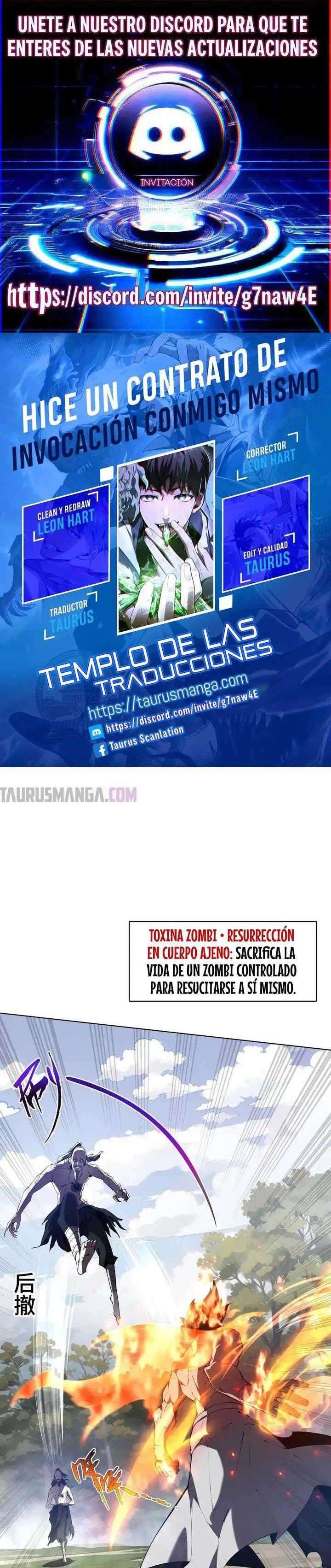 Hice un Contrato de Invocación Conmigo Mismo capítulo 37 página 1