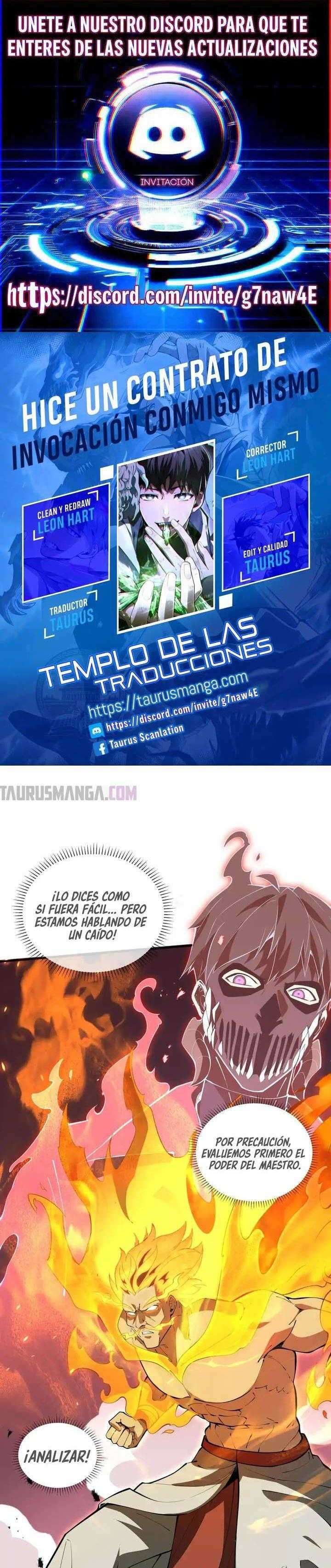 Hice un Contrato de Invocación Conmigo Mismo capítulo 38 página 1