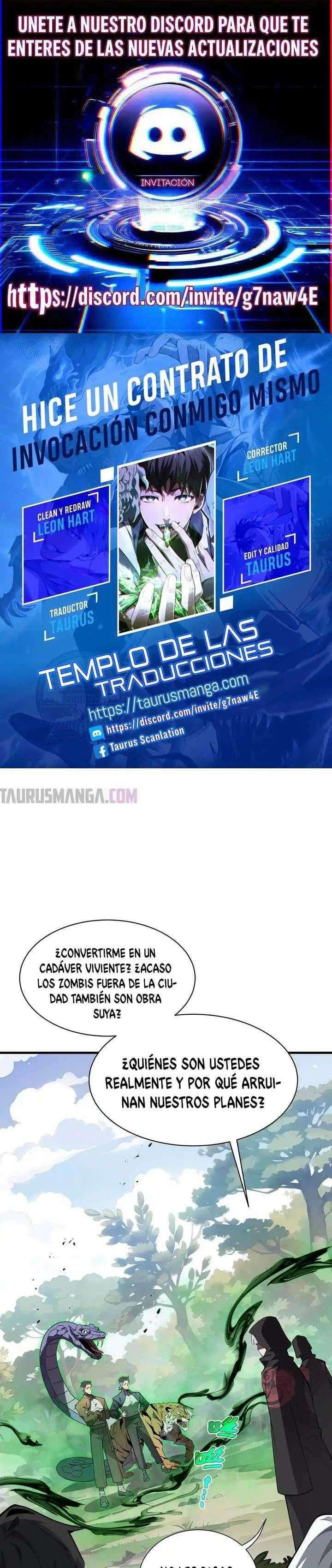 Hice un Contrato de Invocación Conmigo Mismo capítulo 41 página 1