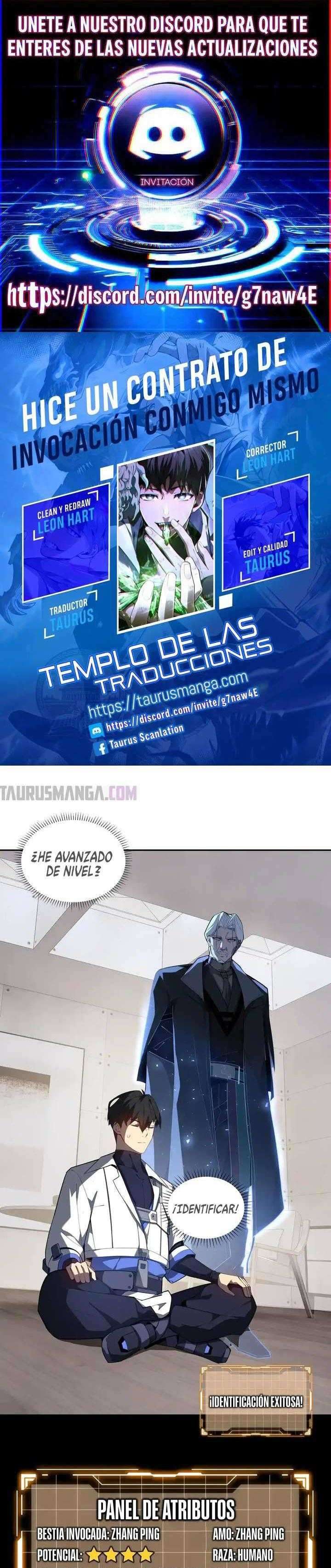 Hice un Contrato de Invocación Conmigo Mismo capítulo 46 página 1