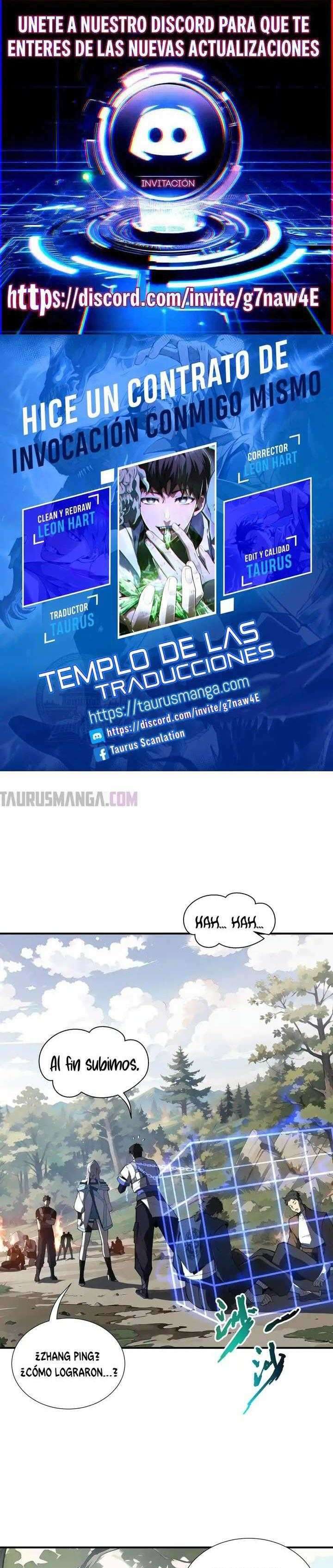 Hice un Contrato de Invocación Conmigo Mismo capítulo 65 página 1