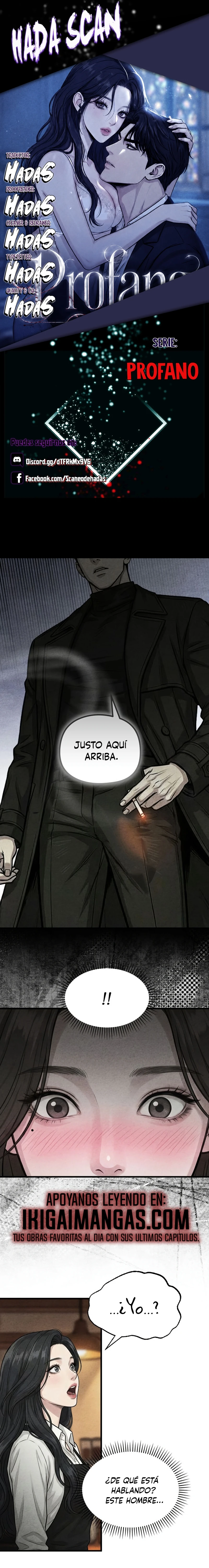 Profano capítulo 3 página 1
