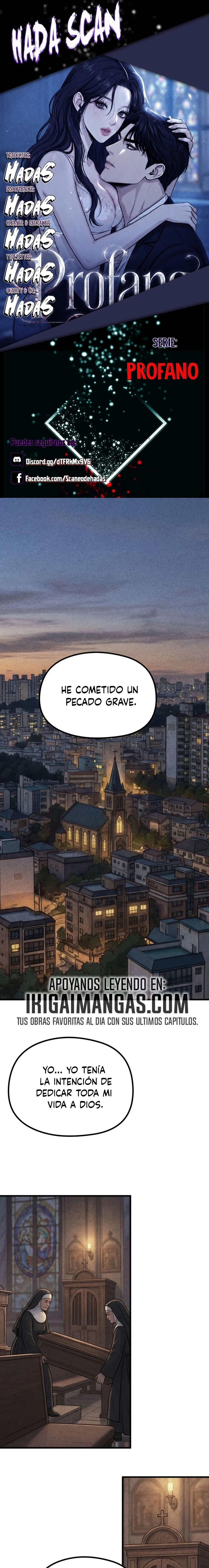 Profano capítulo 7 página 1