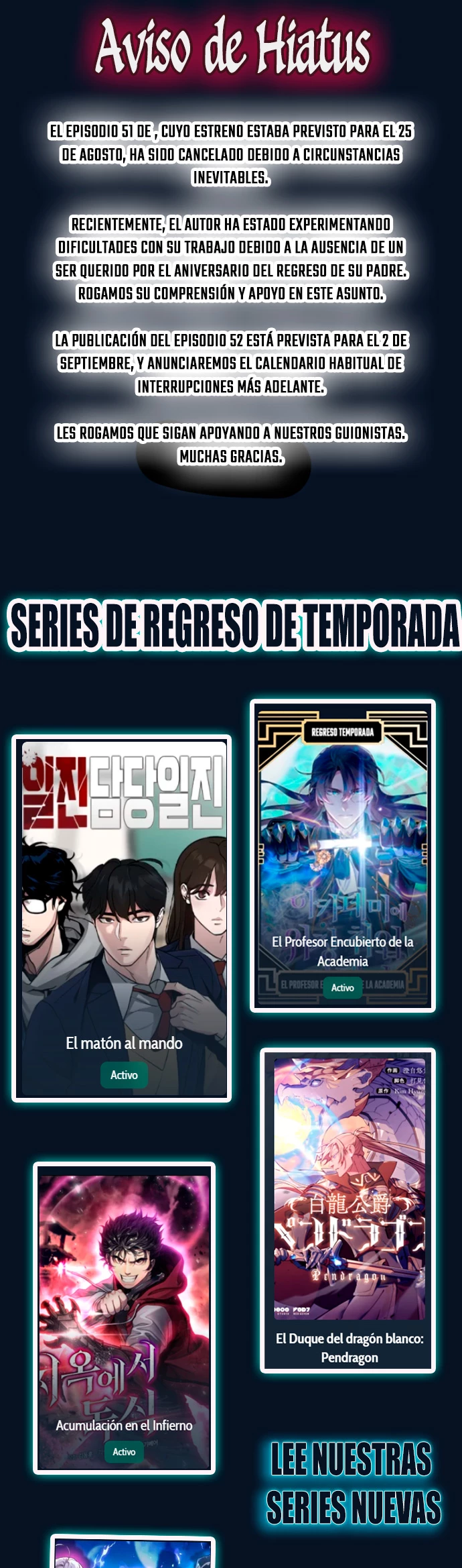 Creador De Finales capítulo 50.1 página 1