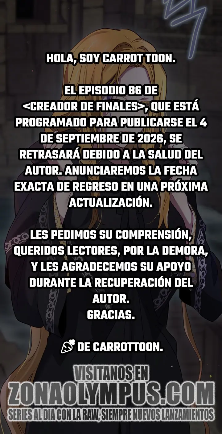 Creador De Finales capítulo 85.1 página 1