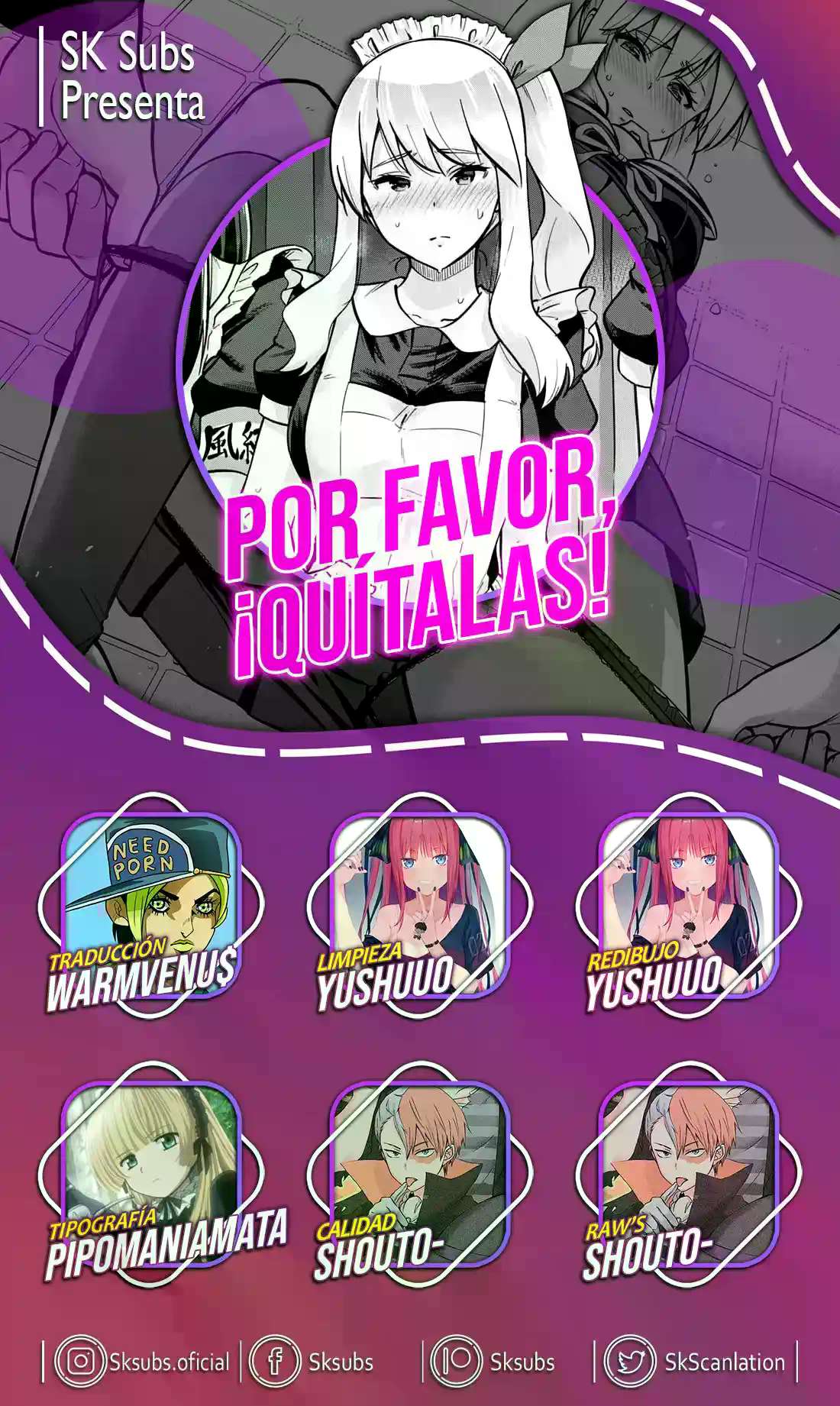 Onegai, Nugashite capítulo 7 página 1
