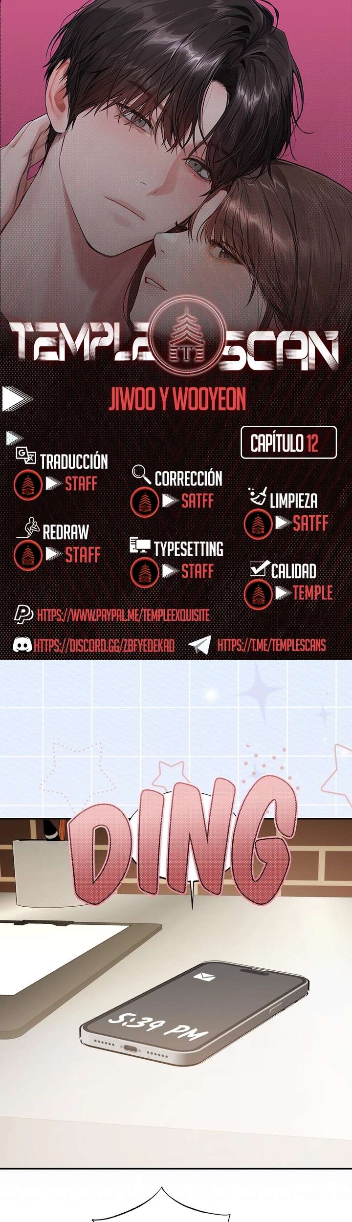 Jiwoo y Wooyeon capítulo 12 página 1