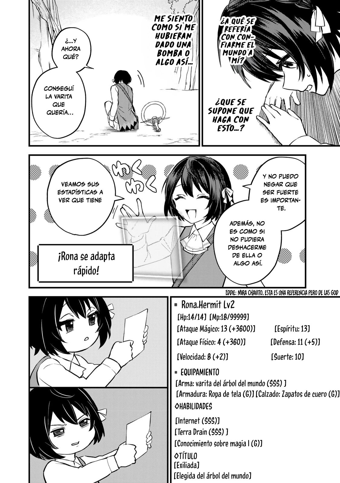 Sekai Saikyou no Majo, Hajimemashita: Watashi Dake "Kouryaku Site" o Miseru Sekai de Jiyuu ni Ikimasu capítulo 1 página 52