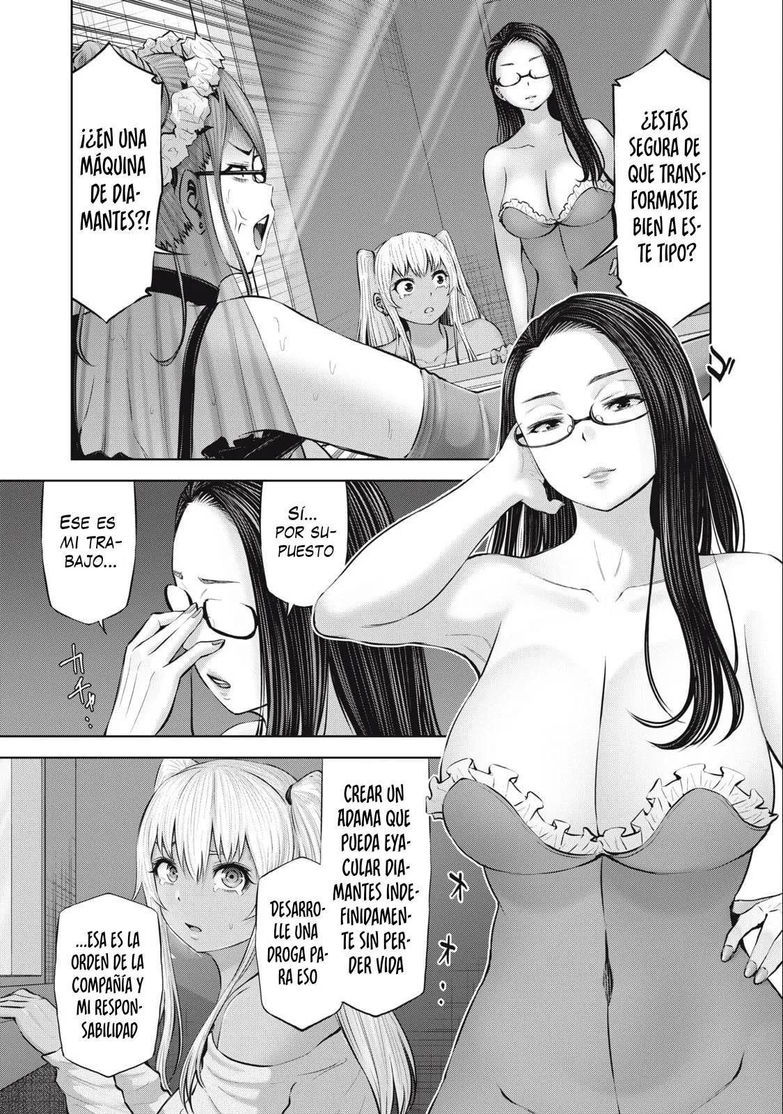 Adamasu no Majotachi capítulo 54 página 28