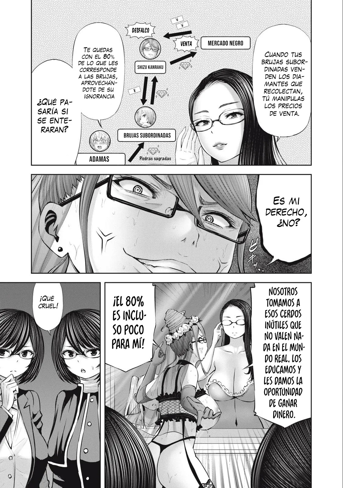 Adamasu no Majotachi capítulo 54 página 36