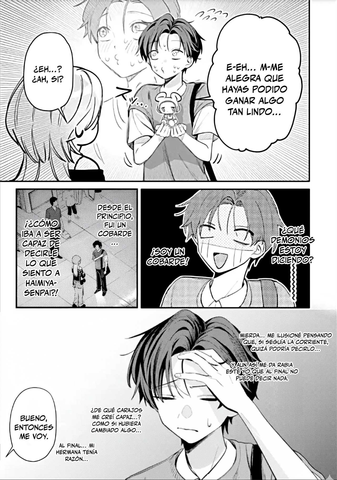 Haimiya-senpai wa Kowakute Kawaii capítulo 13 página 8