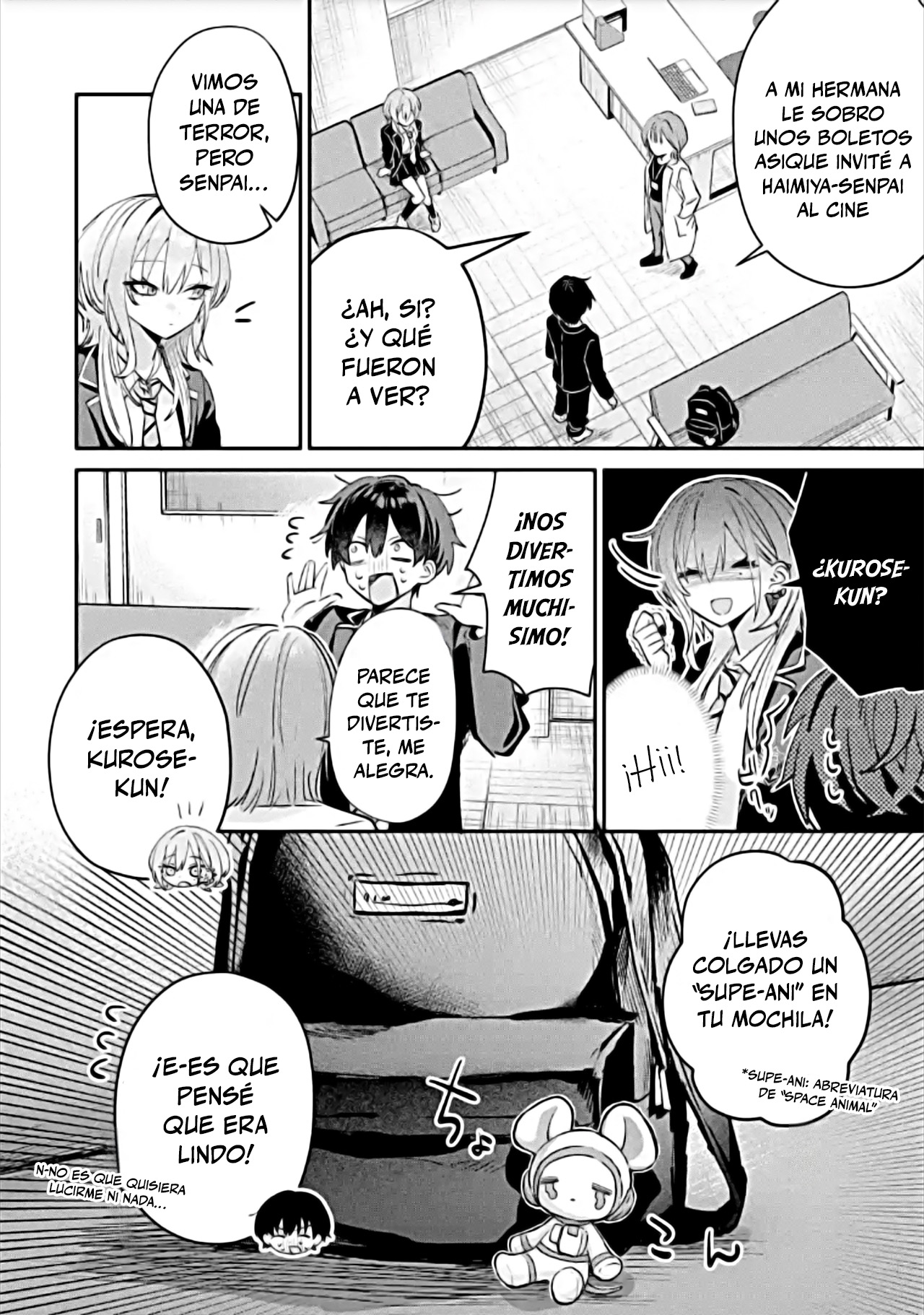 Haimiya-senpai wa Kowakute Kawaii capítulo 14 página 4