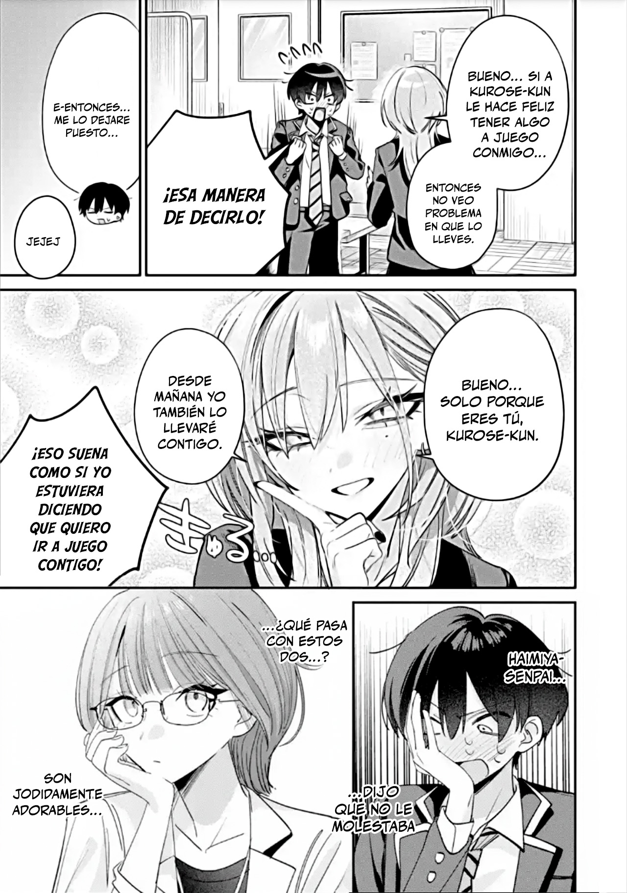 Haimiya-senpai wa Kowakute Kawaii capítulo 14 página 7