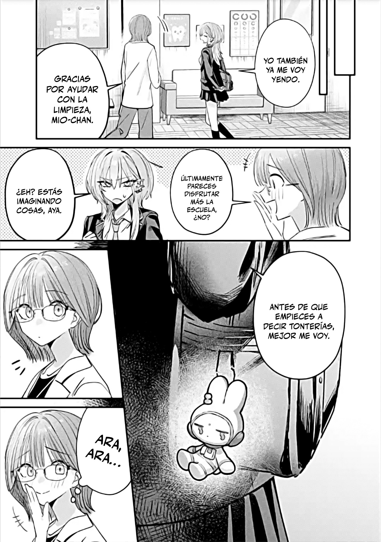 Haimiya-senpai wa Kowakute Kawaii capítulo 14 página 9