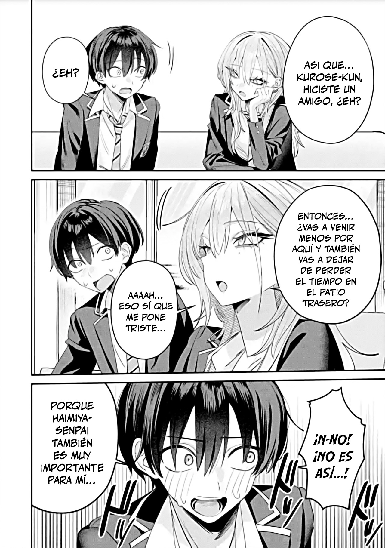 Haimiya-senpai wa Kowakute Kawaii capítulo 16 página 10