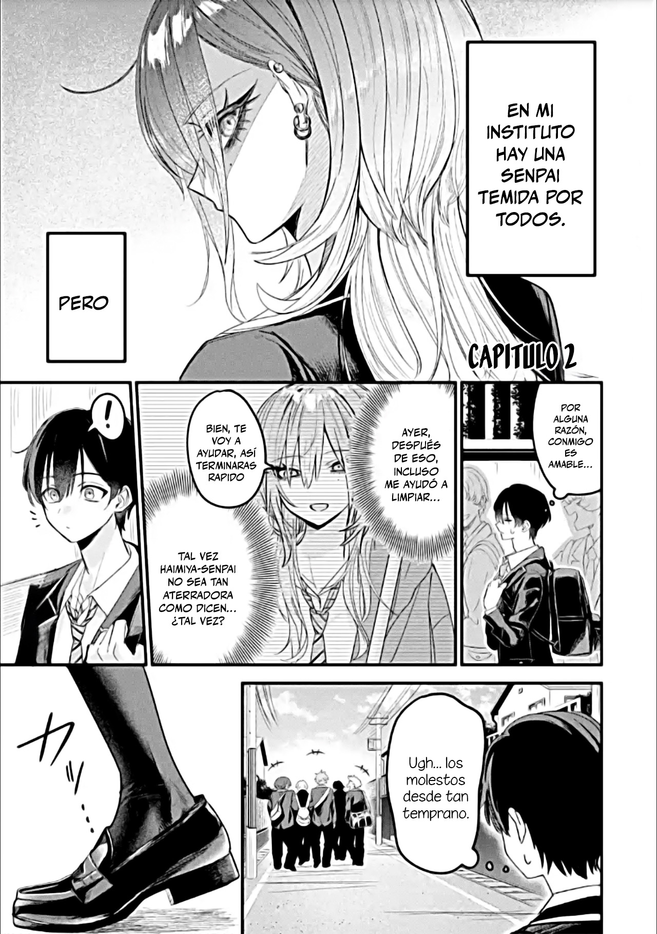Haimiya-senpai wa Kowakute Kawaii capítulo 2 página 1