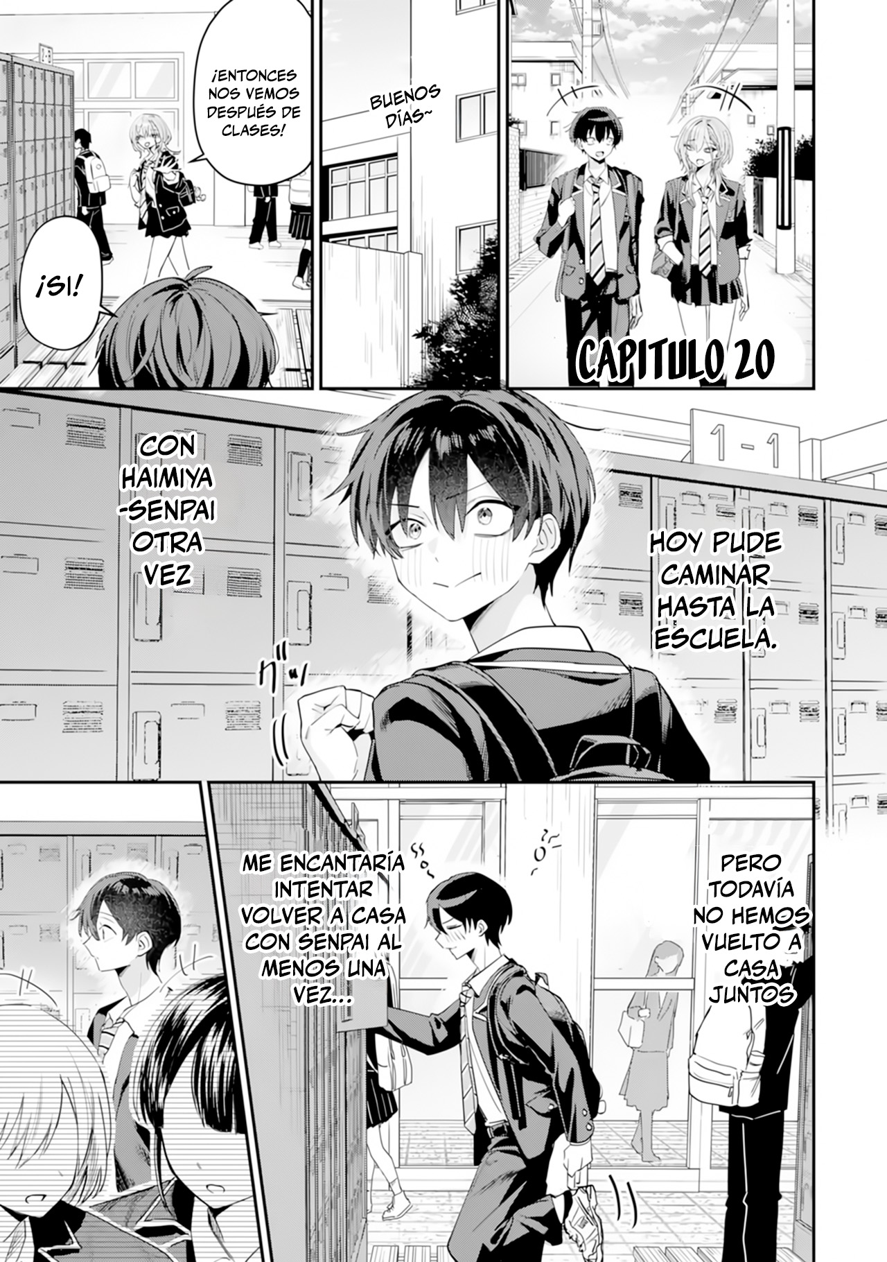 Haimiya-senpai wa Kowakute Kawaii capítulo 20 página 1