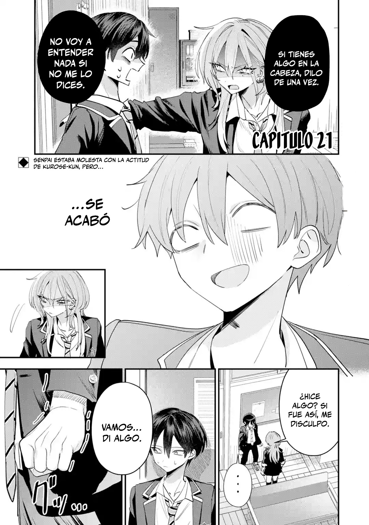 Haimiya-senpai wa Kowakute Kawaii capítulo 21 página 1