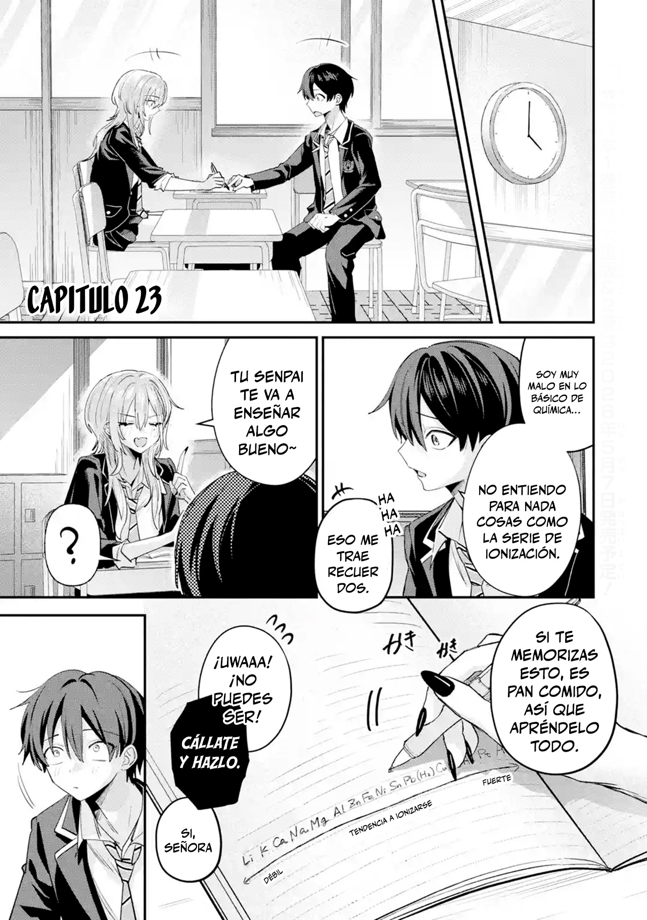 Haimiya-senpai wa Kowakute Kawaii capítulo 23 página 1
