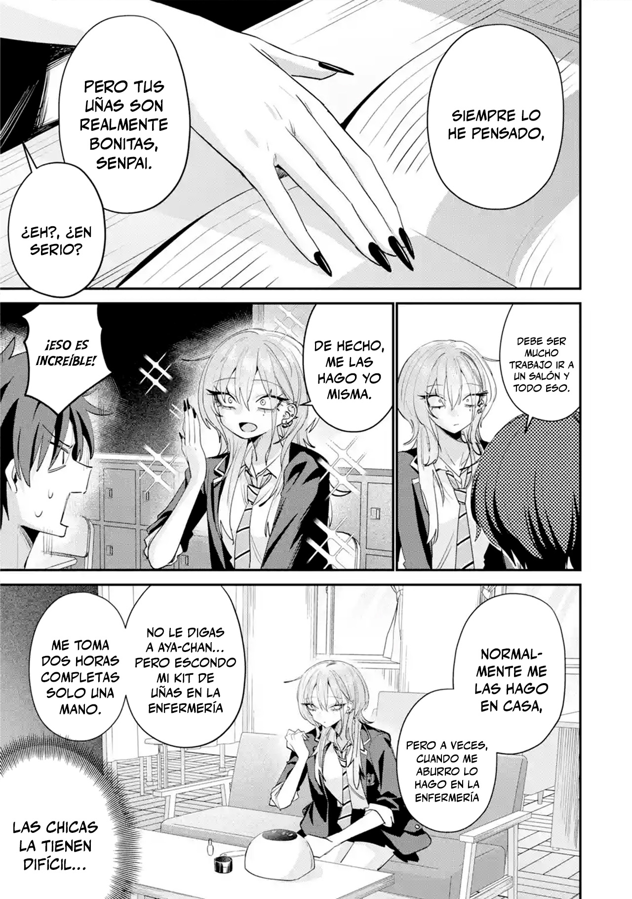 Haimiya-senpai wa Kowakute Kawaii capítulo 24 página 7