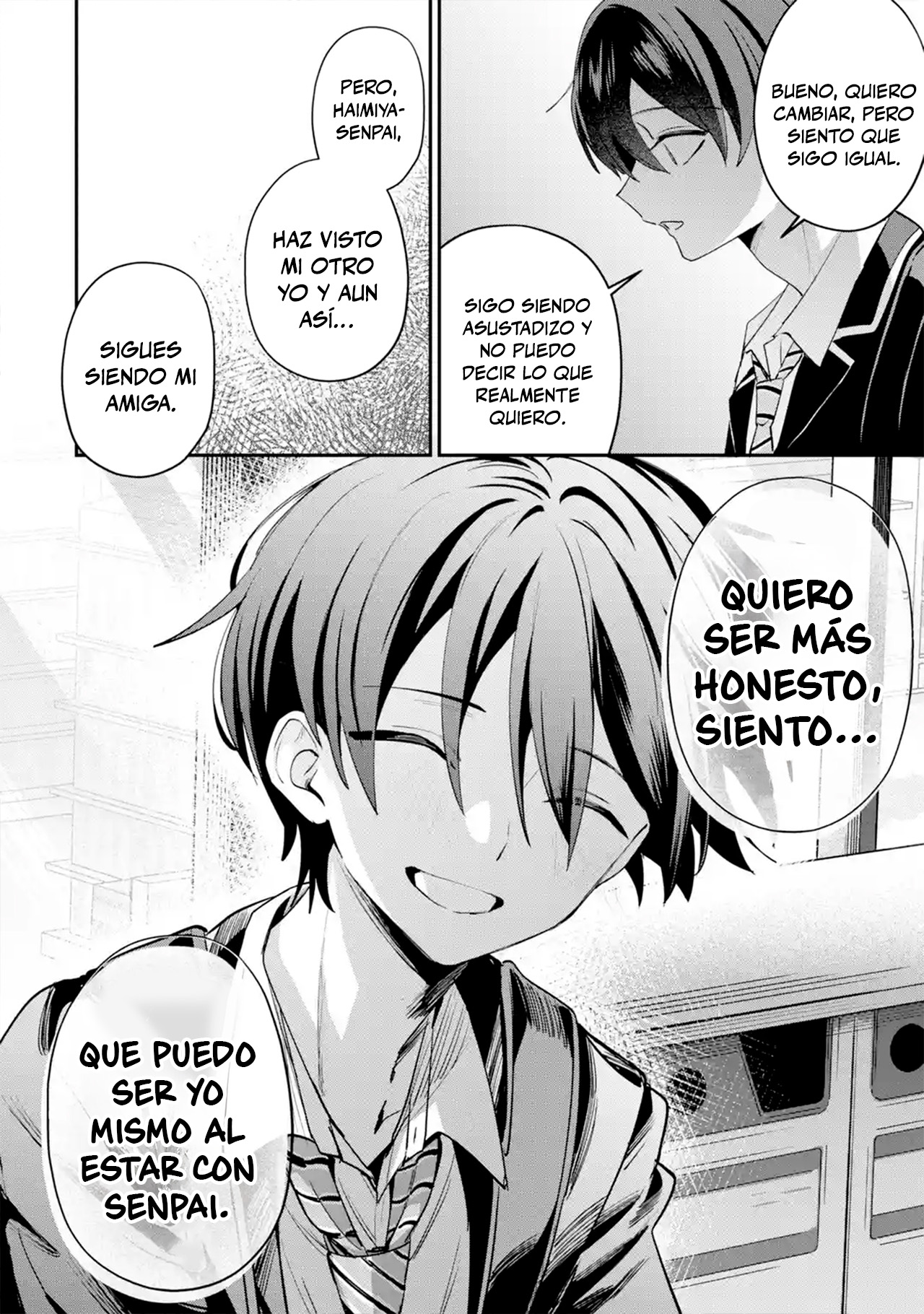 Haimiya-senpai wa Kowakute Kawaii capítulo 25 página 10