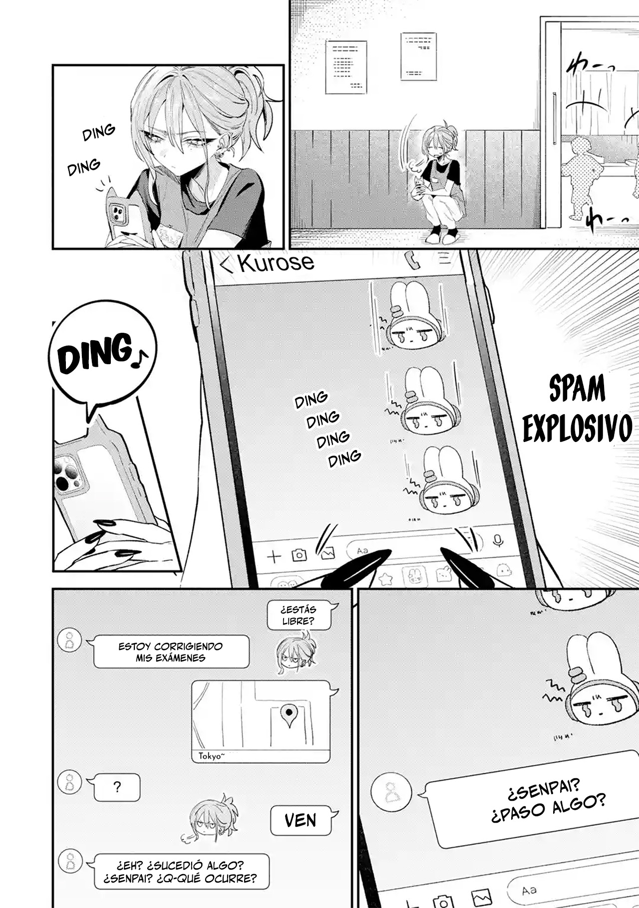 Haimiya-senpai wa Kowakute Kawaii capítulo 28 página 8