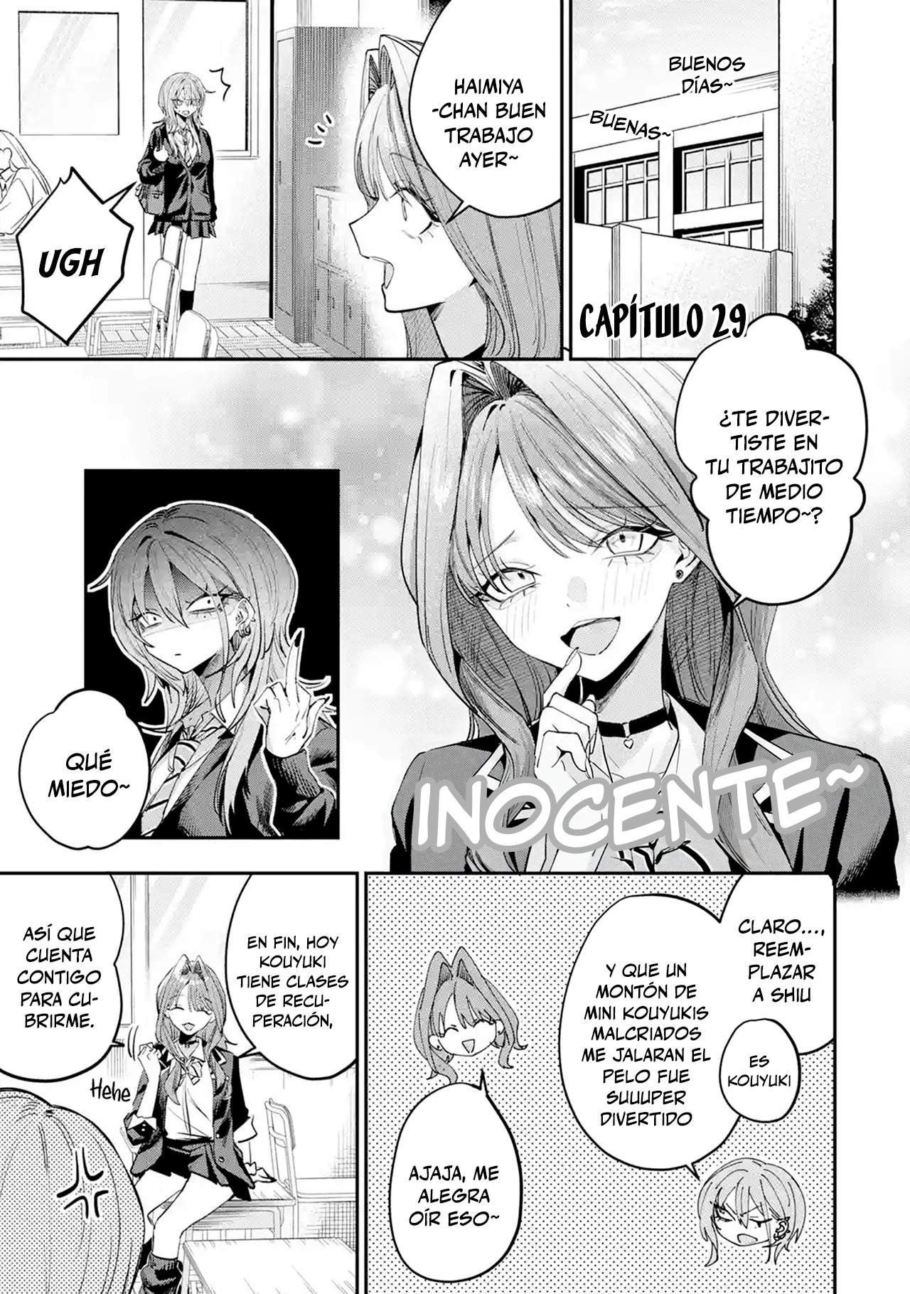 Haimiya-senpai wa Kowakute Kawaii capítulo 29.1 página 1