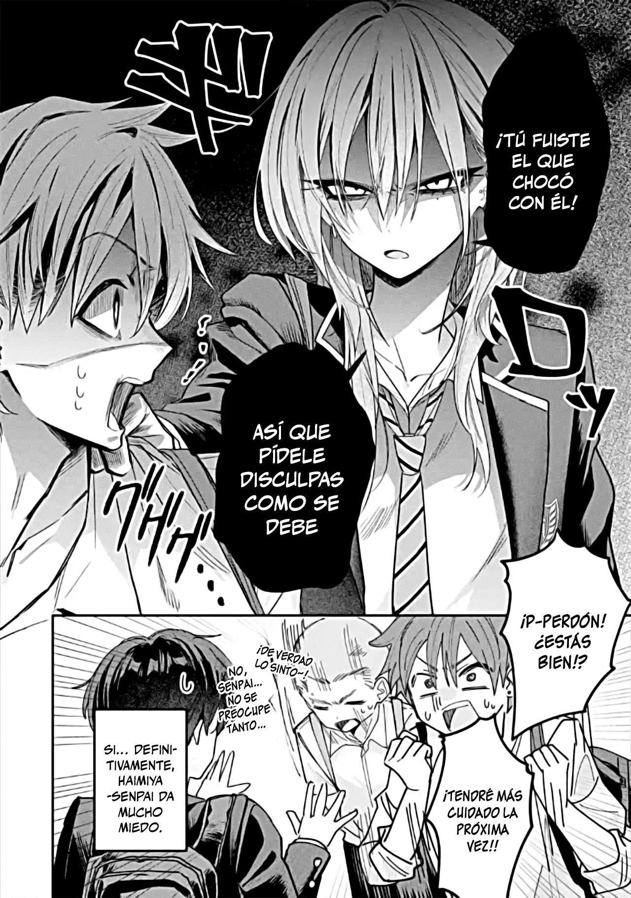 Haimiya-senpai wa Kowakute Kawaii capítulo 3 página 2