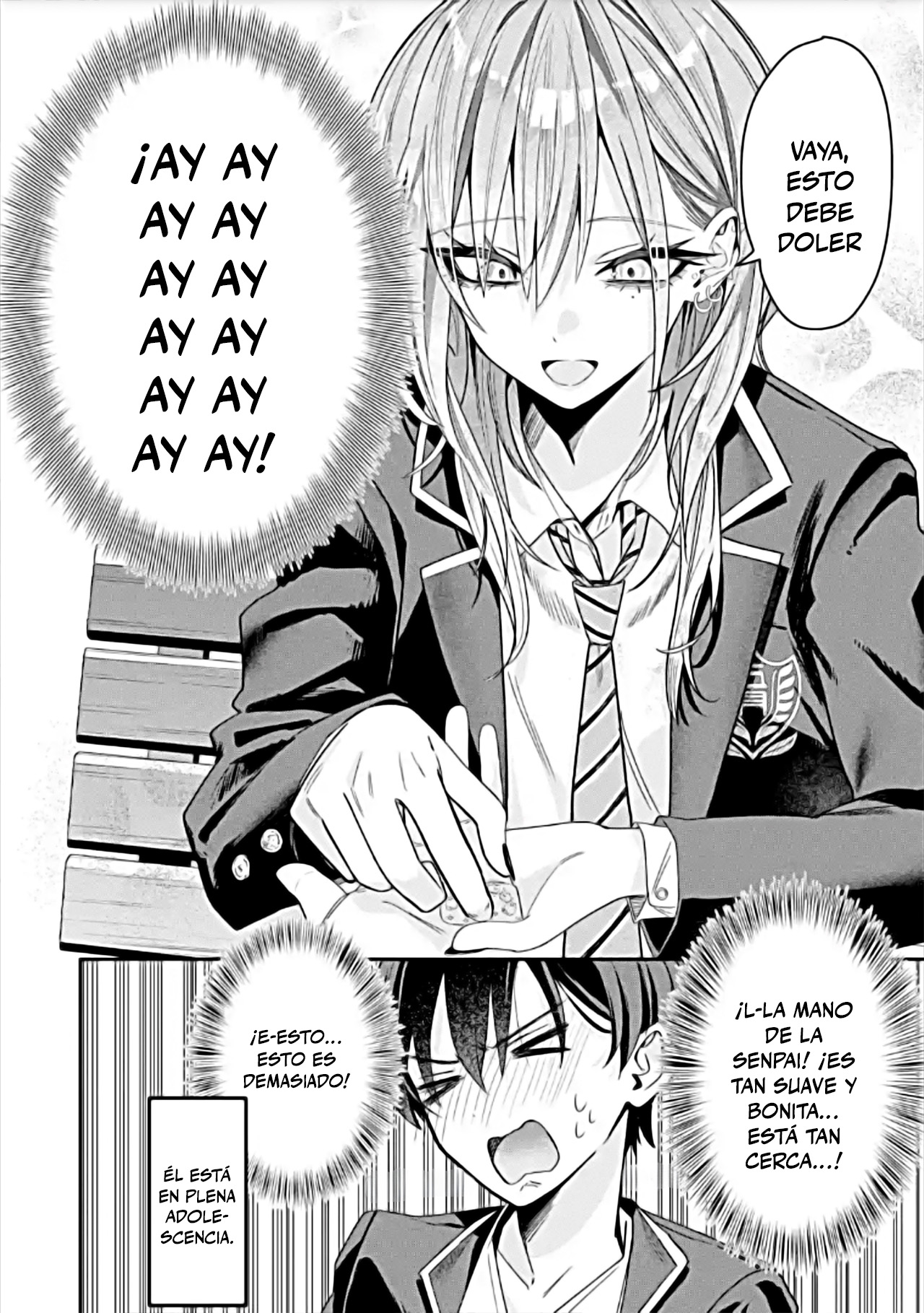Haimiya-senpai wa Kowakute Kawaii capítulo 3 página 4