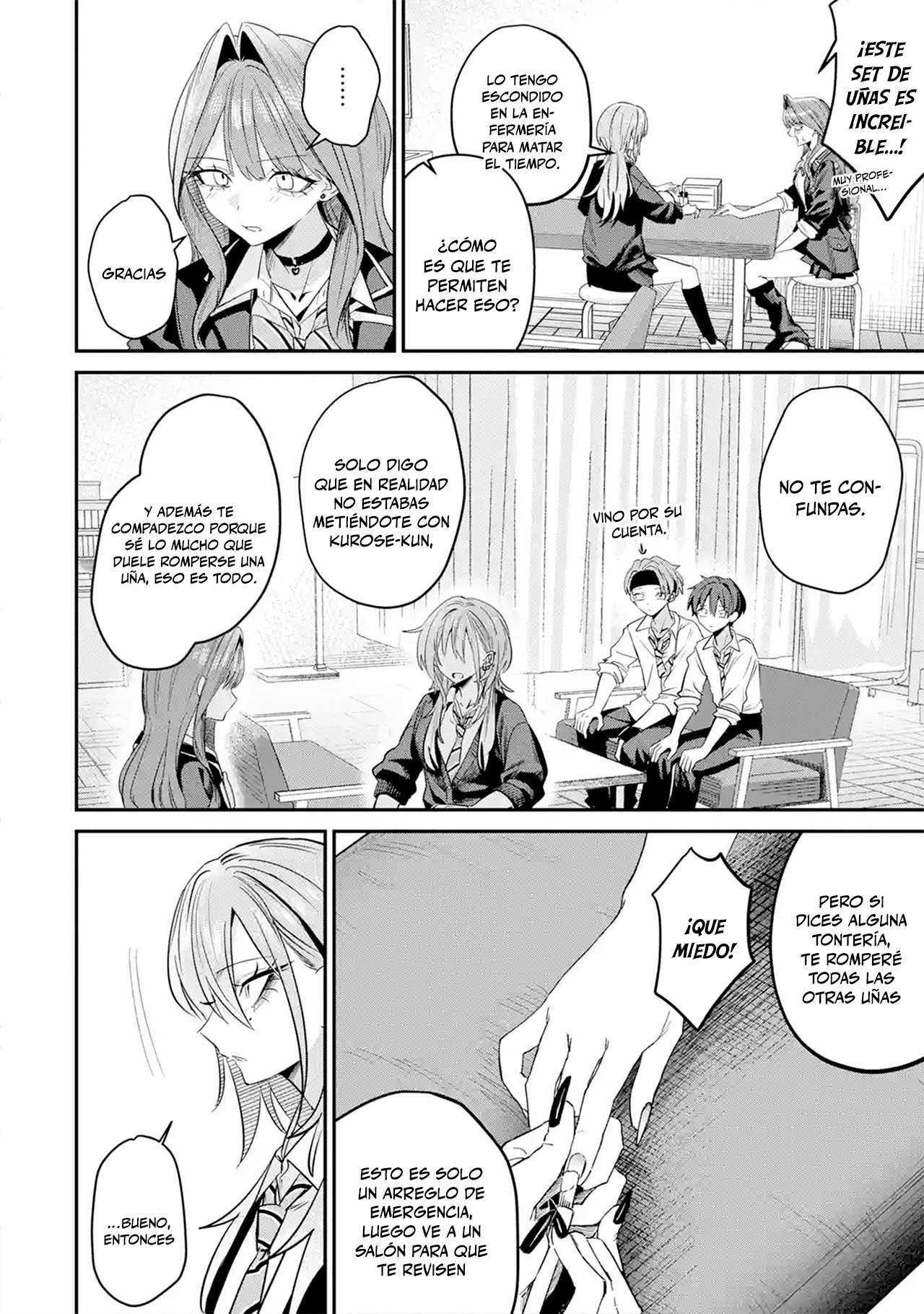 Haimiya-senpai wa Kowakute Kawaii capítulo 32 página 6