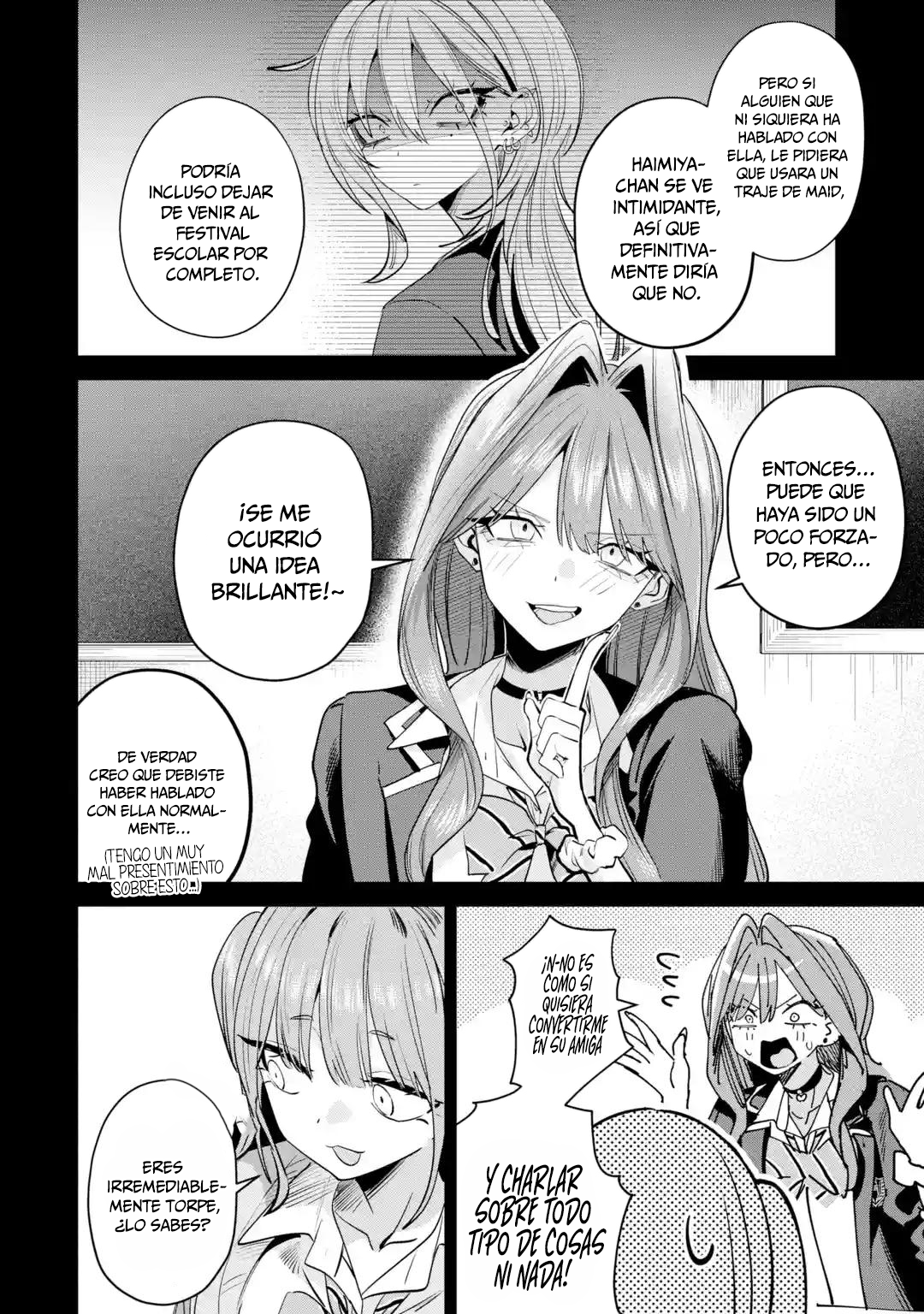 Haimiya-senpai wa Kowakute Kawaii capítulo 33 página 4