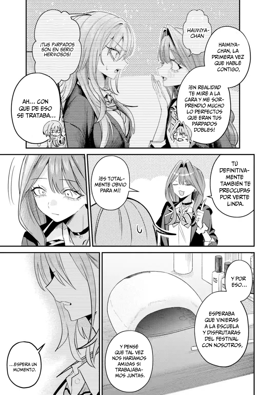 Haimiya-senpai wa Kowakute Kawaii capítulo 33 página 7
