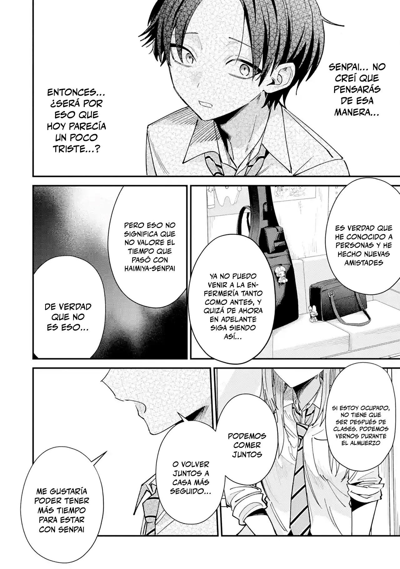 Haimiya-senpai wa Kowakute Kawaii capítulo 38 página 14