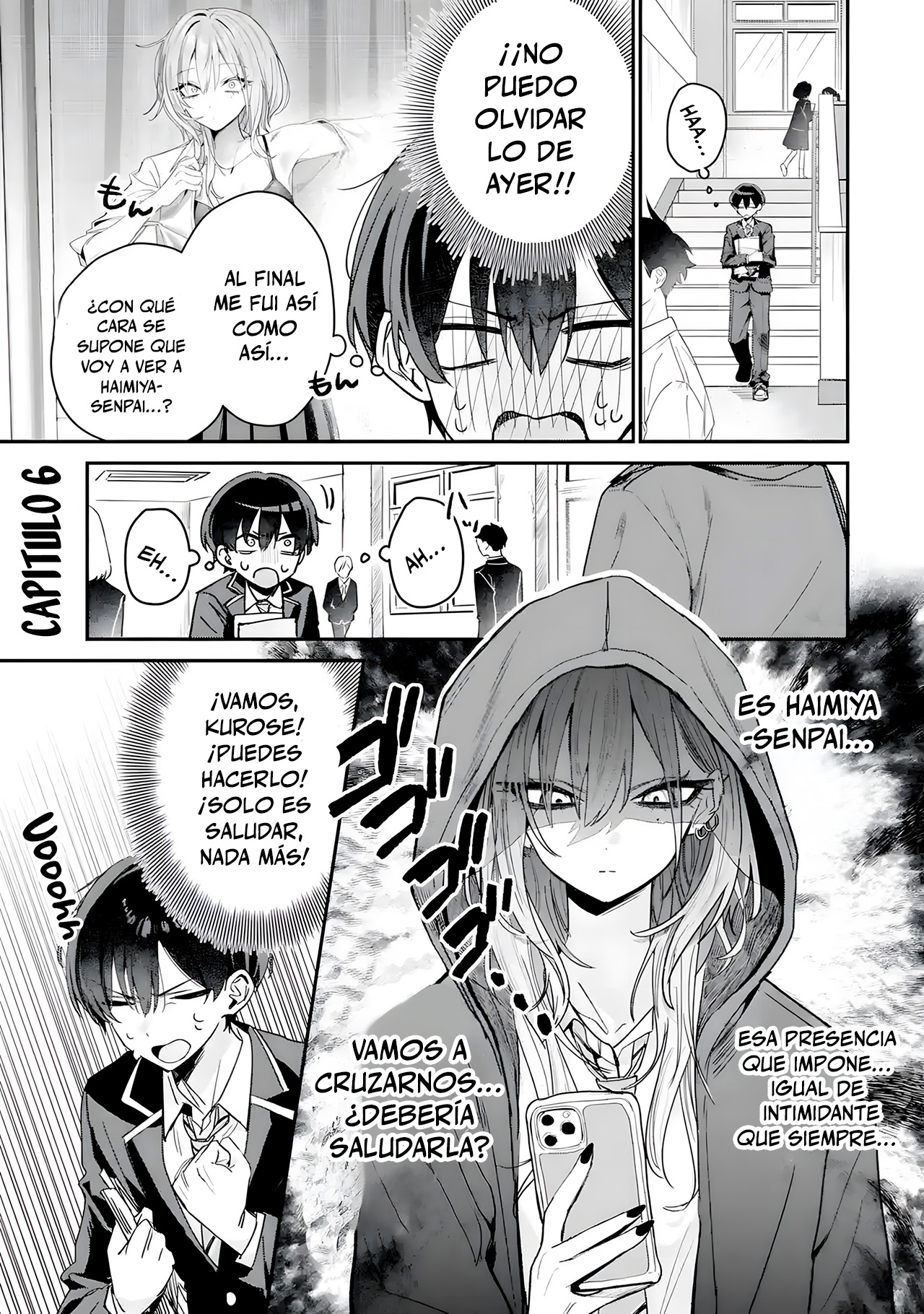 Haimiya-senpai wa Kowakute Kawaii capítulo 6 página 1